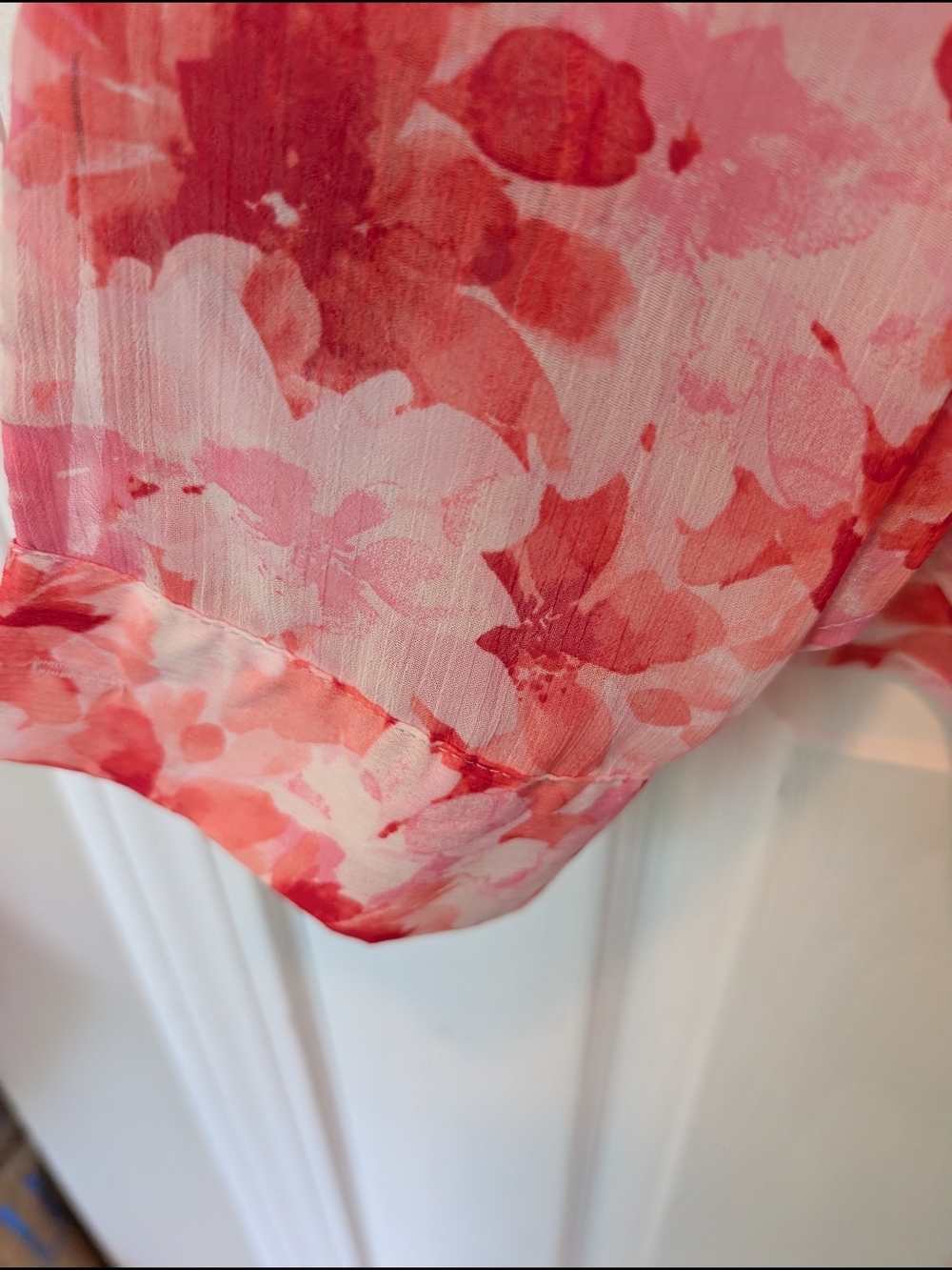 KUT Watercolour Floral Button-Up Blouse Size XL - Picture 3 of 6